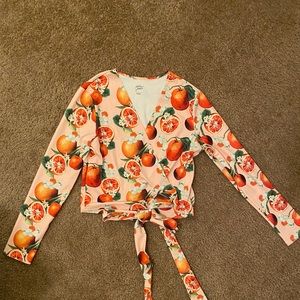 Kortni Jeane Wrap Top Rashguard